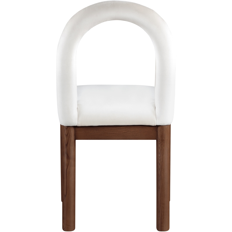 Meridian Furniture Conrad Cream Velvet Dining Chair