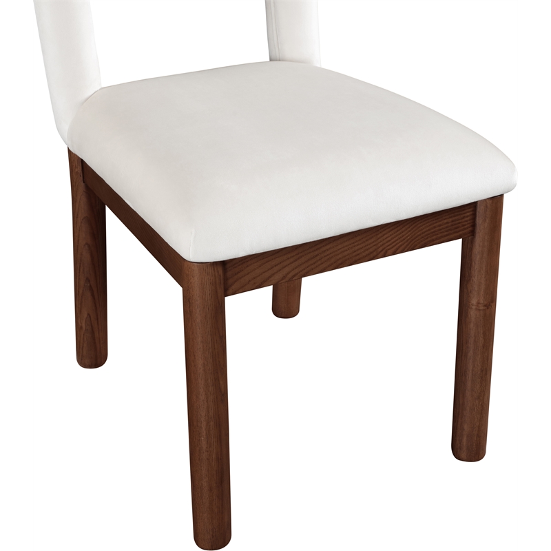Meridian Furniture Conrad Cream Velvet Dining Chair