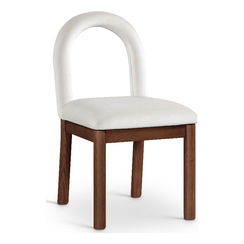 Meridian Furniture Conrad Cream Velvet Dining Chair