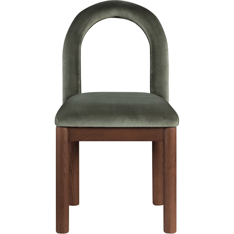 Meridian Furniture Conrad Green Velvet Dining Chair