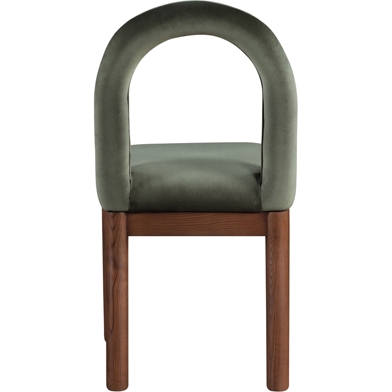 Meridian Furniture Conrad Green Velvet Dining Chair