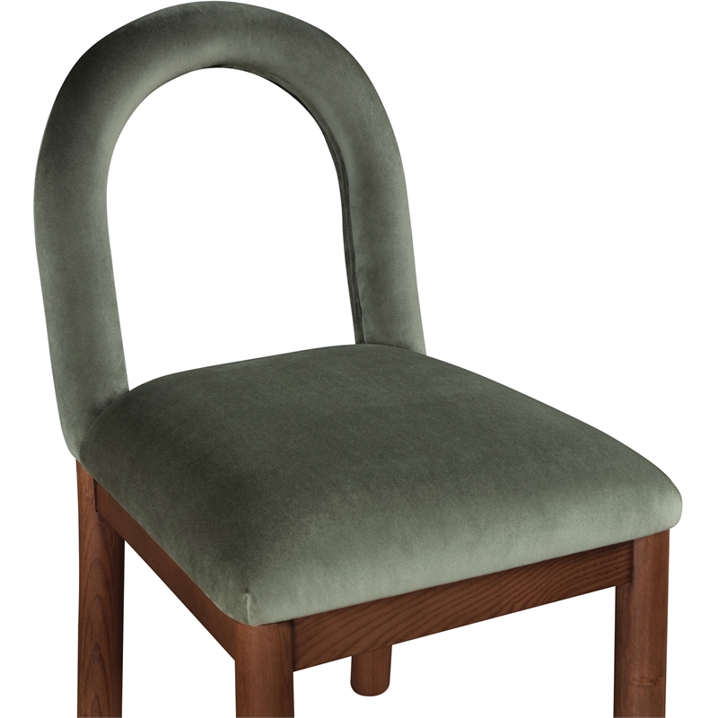 Meridian Furniture Conrad Green Velvet Dining Chair