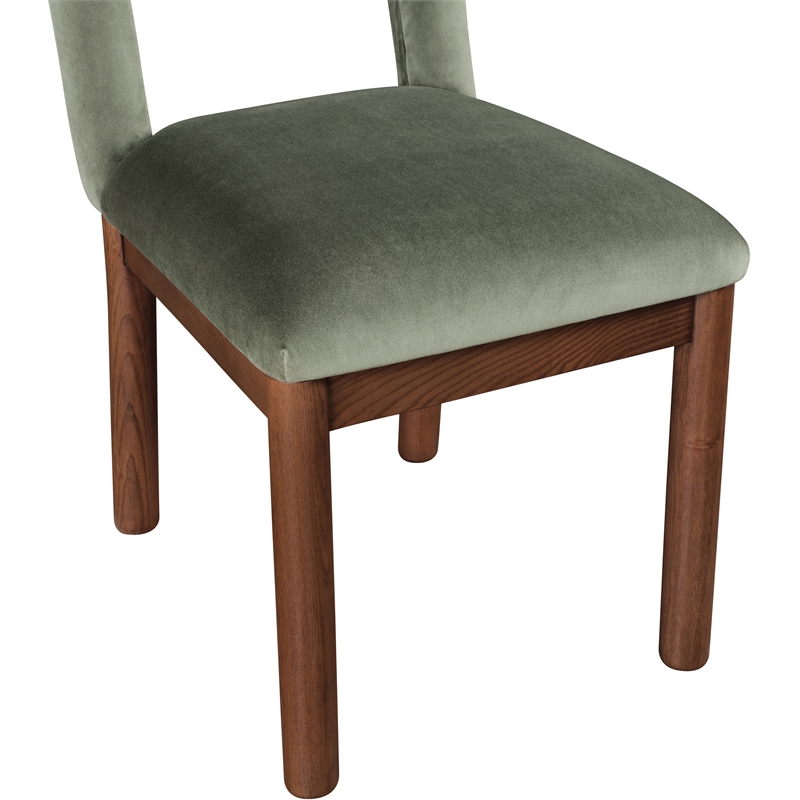 Meridian Furniture Conrad Green Velvet Dining Chair
