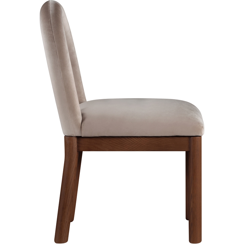Meridian Furniture Conrad Taupe Velvet Dining Chair