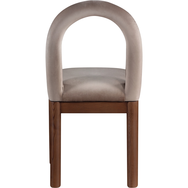 Meridian Furniture Conrad Taupe Velvet Dining Chair