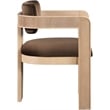 Meridian Furniture Sacha Brown Velvet Dining Chair (Set of 2)