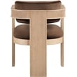 Meridian Furniture Sacha Brown Velvet Dining Chair (Set of 2)
