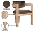 Meridian Furniture Sacha Brown Velvet Dining Chair (Set of 2)