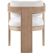 Meridian Furniture Sacha Cream Velvet Dining Chair (Set of 2)