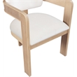 Meridian Furniture Sacha Cream Velvet Dining Chair (Set of 2)