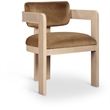 Meridian Furniture Sacha Saddle Velvet Dining Chair (Set of 2)