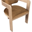 Meridian Furniture Sacha Saddle Velvet Dining Chair (Set of 2)