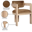 Meridian Furniture Sacha Saddle Velvet Dining Chair (Set of 2)