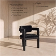 Meridian Furniture Sacha Black Velvet Dining Chair (Set of 2)
