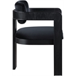 Meridian Furniture Sacha Black Velvet Dining Chair (Set of 2)