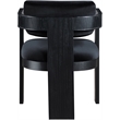 Meridian Furniture Sacha Black Velvet Dining Chair (Set of 2)