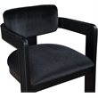 Meridian Furniture Sacha Black Velvet Dining Chair (Set of 2)