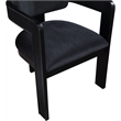 Meridian Furniture Sacha Black Velvet Dining Chair (Set of 2)