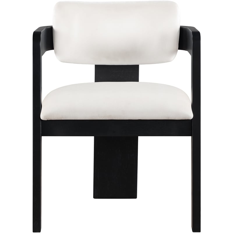Meridian Furniture Sacha Cream Velvet Dining Chair (Set of 2)