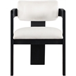 Meridian Furniture Sacha Cream Velvet Dining Chair (Set of 2)