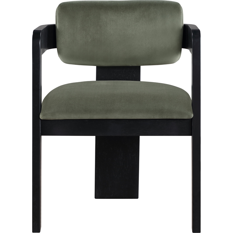 Meridian Furniture Sacha Green Velvet Dining Chair (Set of 2)