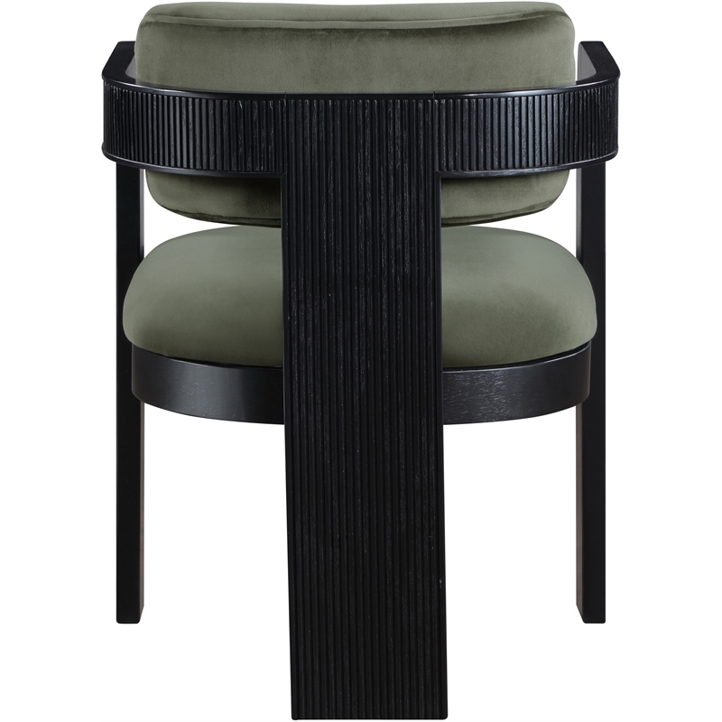Meridian Furniture Sacha Green Velvet Dining Chair (Set of 2)
