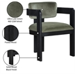 Meridian Furniture Sacha Green Velvet Dining Chair (Set of 2)