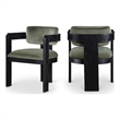 Meridian Furniture Sacha Green Velvet Dining Chair (Set of 2)