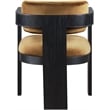 Meridian Furniture Sacha Saddle Velvet Dining Chair (Set of 2)
