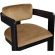 Meridian Furniture Sacha Saddle Velvet Dining Chair (Set of 2)