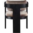Meridian Furniture Sacha Taupe Velvet Dining Chair (Set of 2)