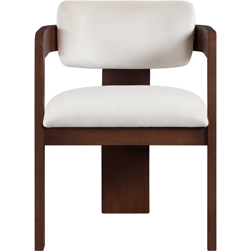 Meridian Furniture Sacha Cream Velvet Dining Chair (Set of 2)