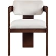 Meridian Furniture Sacha Cream Velvet Dining Chair (Set of 2)