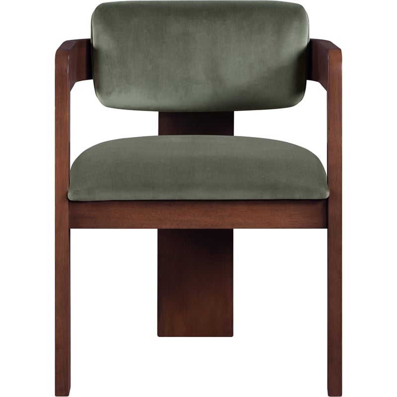 Meridian Furniture Sacha Green Velvet Dining Chair (Set of 2)