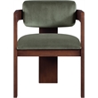 Meridian Furniture Sacha Green Velvet Dining Chair (Set of 2)