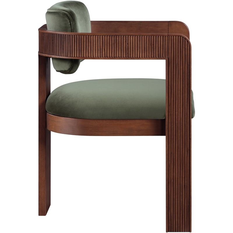 Meridian Furniture Sacha Green Velvet Dining Chair (Set of 2)