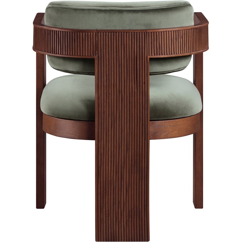 Meridian Furniture Sacha Green Velvet Dining Chair (Set of 2)