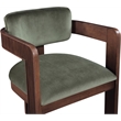 Meridian Furniture Sacha Green Velvet Dining Chair (Set of 2)
