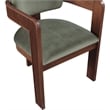 Meridian Furniture Sacha Green Velvet Dining Chair (Set of 2)