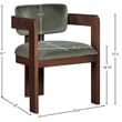 Meridian Furniture Sacha Green Velvet Dining Chair (Set of 2)