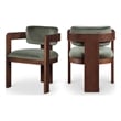 Meridian Furniture Sacha Green Velvet Dining Chair (Set of 2)