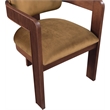 Meridian Furniture Sacha Saddle Velvet Dining Chair (Set of 2)