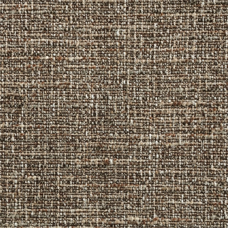 Meridian Furniture Conrad Brown Linen Textured Fabric Counter Stool