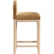 Meridian Furniture Conrad Saddle Velvet Counter Stool