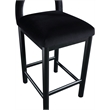 Meridian Furniture Conrad Black Velvet Counter Stool