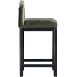 Meridian Furniture Conrad Green Velvet Counter Stool