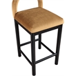 Meridian Furniture Conrad Saddle Velvet Counter Stool
