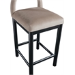Meridian Furniture Conrad Taupe Velvet Counter Stool