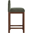 Meridian Furniture Conrad Green Velvet Counter Stool