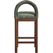 Meridian Furniture Conrad Green Velvet Counter Stool